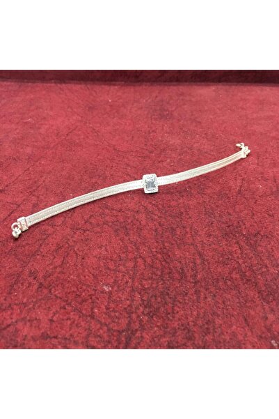 Altuntaş Gold&Silver Trabzon Hasır 3 Sıra Baget Bileklik