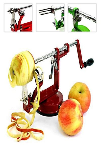 epazzar Practical Apple Peeling and Slicing Machine Apple Slicer Apparatus