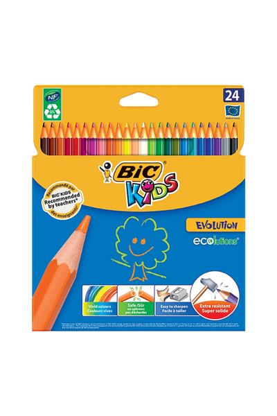 Bic Bic Evolution Dry Color 24pcs