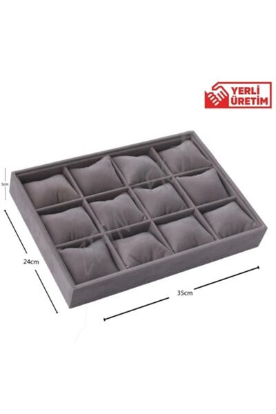 Zeyn Dekor Bileklik Ve Saat Standı Yastıklı Tabla