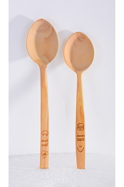 Alınası 2 Sizes - Specially Designed -'Boxwood' Spoon - 2 Sizes Boxwood Table...
