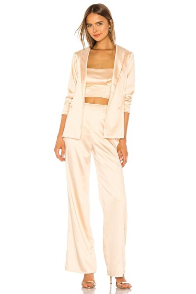 By Kul Design Γυναικείο Σατέν Παντελόνι - Άνετο Σχέδιο