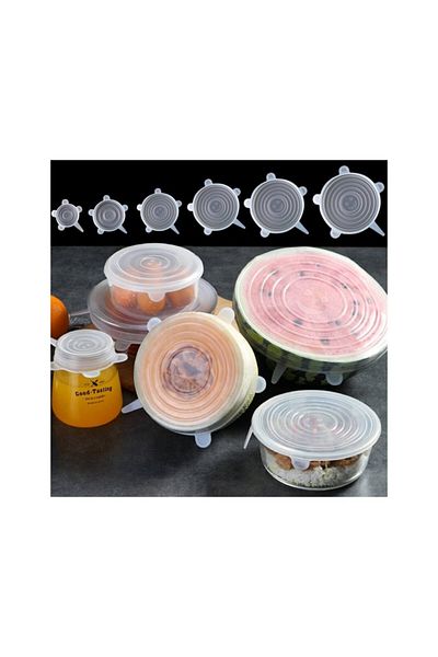 Mitra 6-Piece Silicone Cover for Preserving Freshness