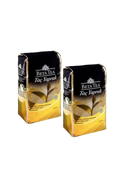 Beta Tea Beta Crown Leaf Turkish Tea 1000 Gr X 2 Pieces