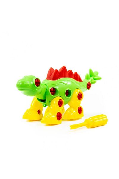 Polesie Stegosaurus Dinosaur Toy Building Set - 30 Pieces K.76793