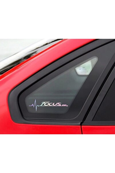 TSC ملصق زجاجي جانبي للتركيز لباب السيارة 20 سم × 7 سم هولو كروما