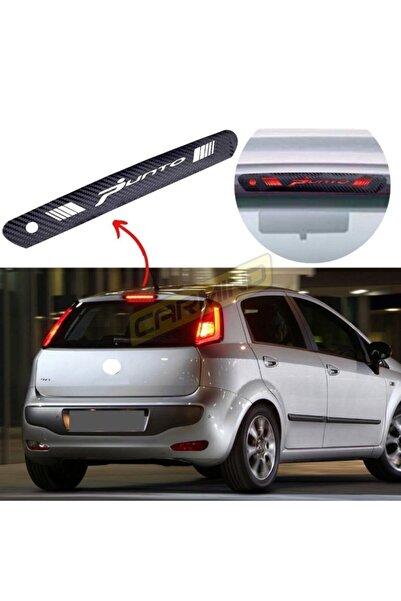 Carmind Fiat Punto Karbon Arka Fren Stop Lambası Sticker