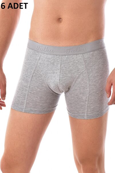 Tutku Boxeri pentru bărbați din Lycra Elastane, alb, pachet de 6