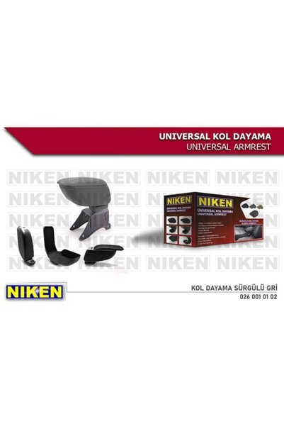 Niken Kol Dayama Sürgülü Kolçak Gri