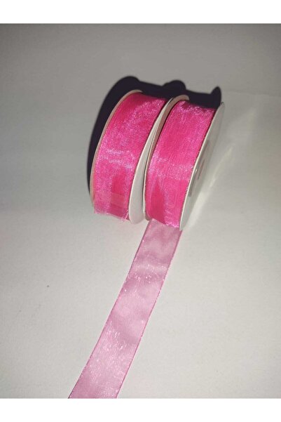 Özcan Ambalaj شريط أورجانزا وردي غامق 2 سم 2 قطعة – شريط