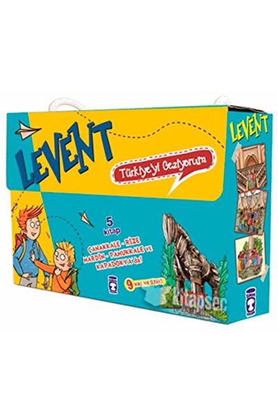 Timaş Çocuk Levent: Türkiye’yi Geziyorum Seti - 1 (5 Kitap Takım Kutulu ) Tim...