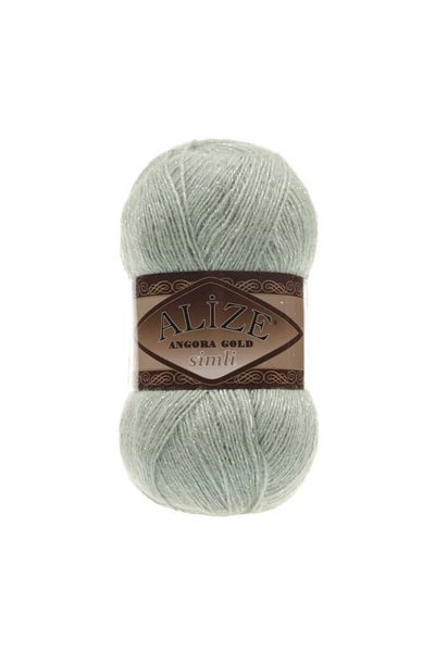 Alize Angora Gold Silvery Green 5 Pieces Color No: 515