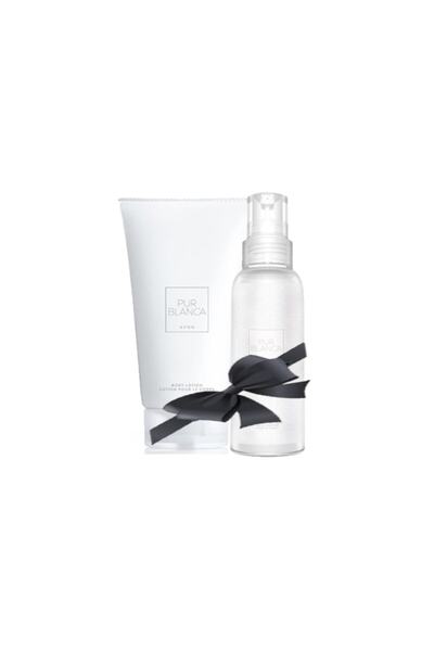 AVON Pur Blanca Kadın Vücut Spreyi 100 Ml Pur Blanca Kadın Vucut Losyonu 150 Ml