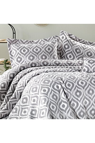 ZEBRACASA Όλα τα καλύμματα κρεβατιών Dasy Ikat καπνιστά διπλά
