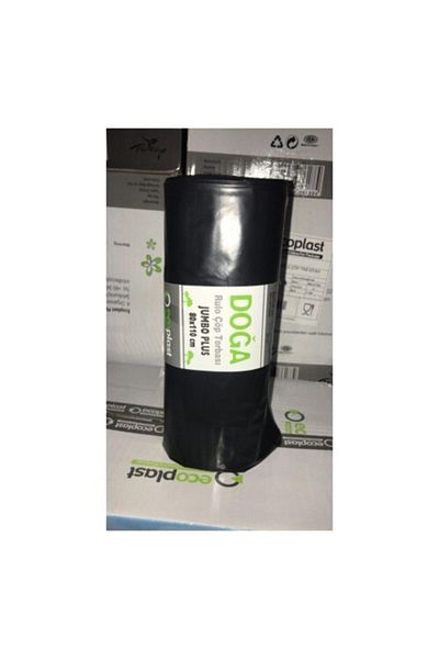 ECOPLAST Industrial Jumbo Garbage Bag Thick 750 gr 80x110 5 Rolls