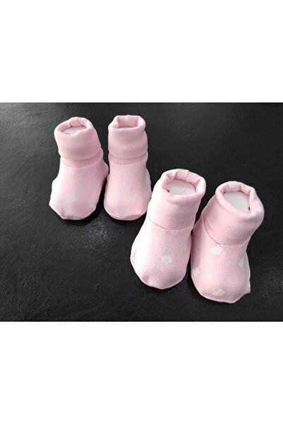 Chicco Pink Girl's 2-Piece Booties