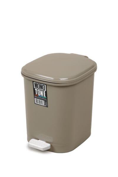 Mono Tone 22 Liter Pedal Trash Can Cornered No:3 - Bo641