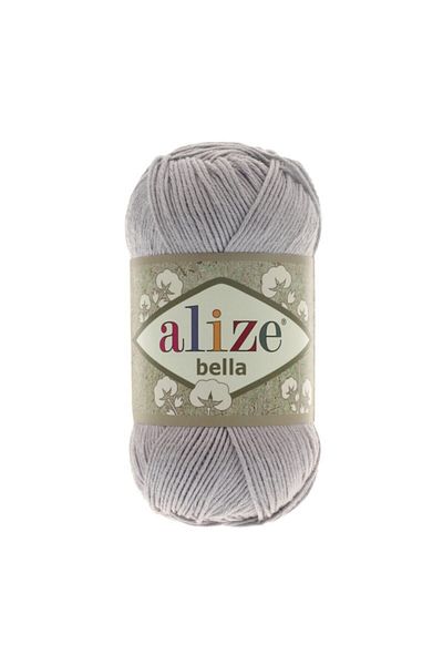 Alize Bella 21-Grey Knitting Yarn - Πακέτο 5