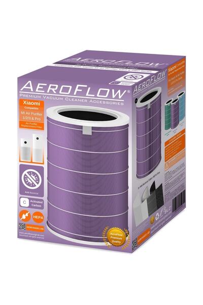 AeroFlow Xiaomi Mi Air Purifier 3 - Filtru de purificare a aerului și filtru antibacterian compatibil