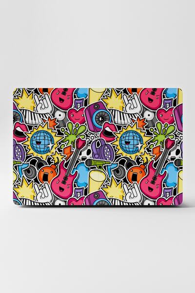 TUGİBU Stickerbomb Laptop Sticker