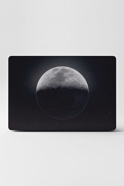 TUGİBU Laptop Covering Notebook Macbook Two Sides of the Moon Moon Sticker