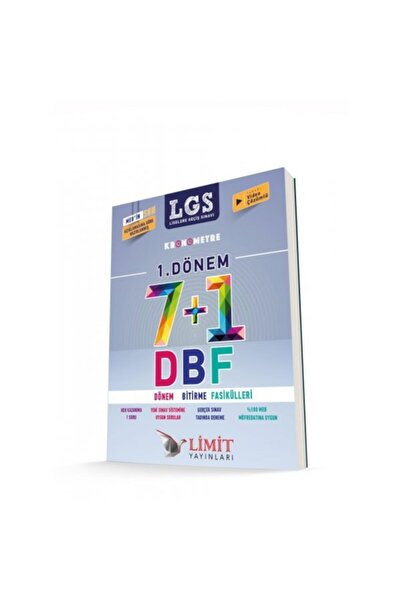 Limit Yayınları ? 8. Sınıf Lgs 1. Dönem Kronometre 7+1 Dbf Dönem Bitirme Fasi...