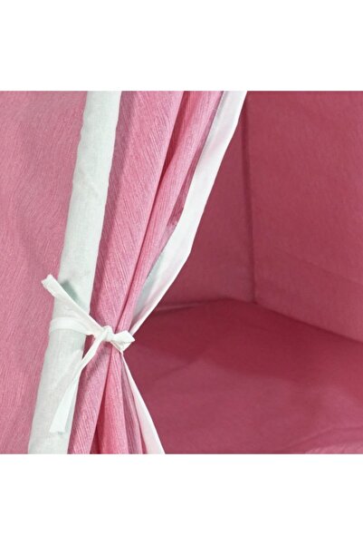 hupim Ahşap Kızıldereli Pamuklu Oyun Ve Uyku Çadırı