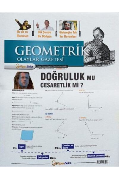 HiperZeka Tyt - Ayt Ve Tüm Sınavlar Için Geometrik Olaylar Gazetesi