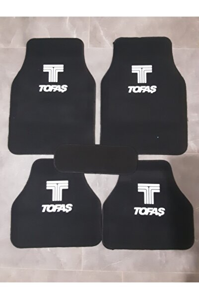 Universal Tofaş Logolu Füme Halı Paspas Çift Kat Zgpas-005