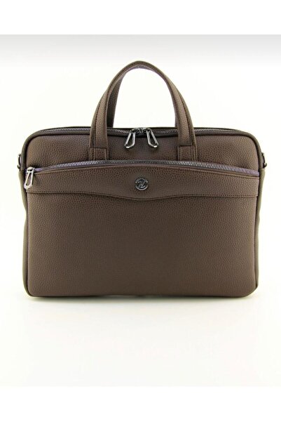 ATABEY ÇANTA حقيبة لابتوب ماك بوك اير برو 13 و13.3 بوصة باللون البني للجنسين