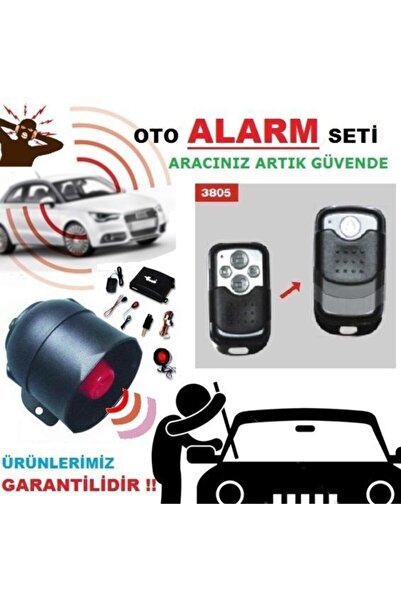 Generic Brand Tp Auto Alarm Complete Set 12v Remote Control Model: 3805