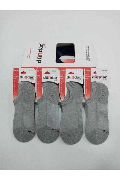 Dündar Unisex 4-Piece Gray Coton Seamless Scented Sneakers