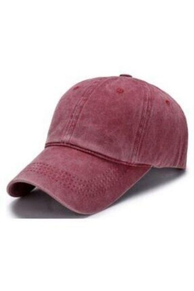 efsunkar Plain Antique Denim Hat Antique Hat