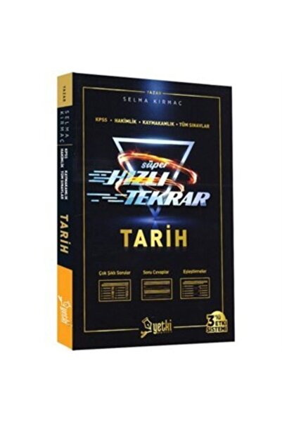 Yetki Yayıncılık Yetki Yayınları 2024 KPSS Tarih Süper Hızlı Tekrar