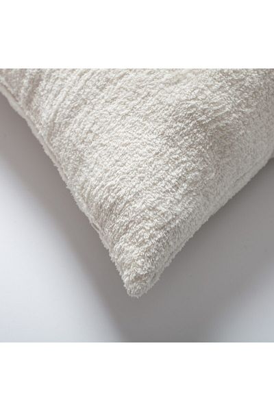 Fineroom Living "Cozy" - Sheepskin Textured Feather Throw Pillow 35x70 (INCLUDED INSIDE PILLOW)