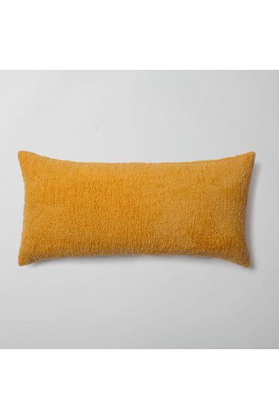 Fineroom Living "Cozy" - Sheepskin Textured Feather Throw Pillow 35x70 (INCLUDED INSIDE PILLOW)