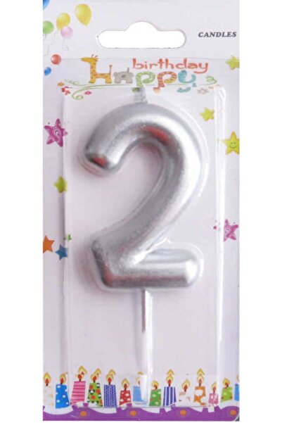 Little Honey Bunnies 2 Yaş Gümüş Mum