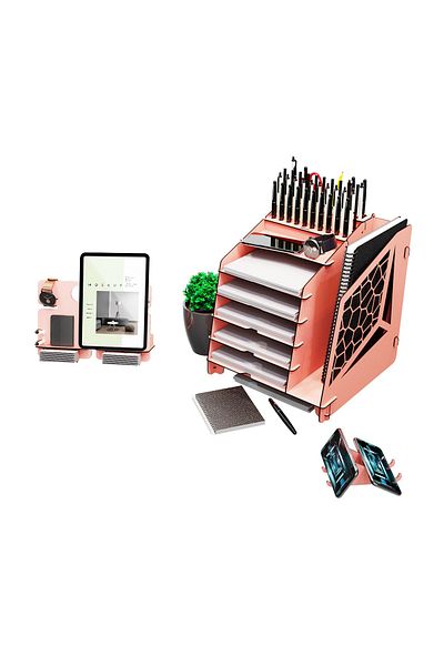 KUK Design Voronoixl Office Desktop Organizer Set A4 Document Shelf