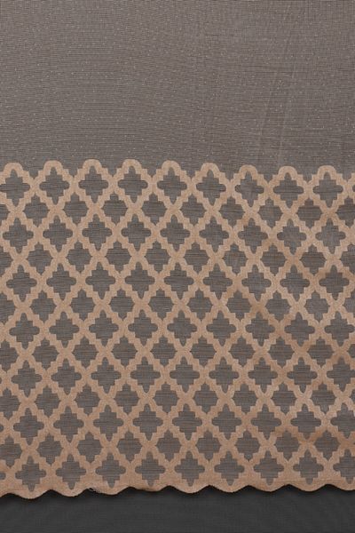 AKÇA TEKSTİL Ottoman Model Mink Color Single Wing Sewn Pleated Background Curtain 300*260 Cm