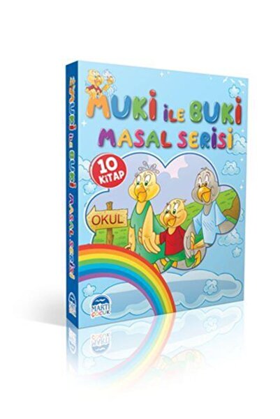 Martı Yayınları 1. بوكي مع موكي للفصول الدراسية سلسلة حكايات 10 كتب