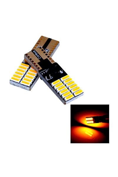 Rock 24 Led T10 Turuncu Ampul