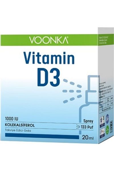 Voonka Vitamin D3 1000 Iu 20 Ml-D3 Support
