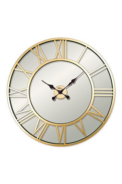 Regal Ultima Ferforje 76 cm Gold Renk Ayna Duvar Saati M2688-g