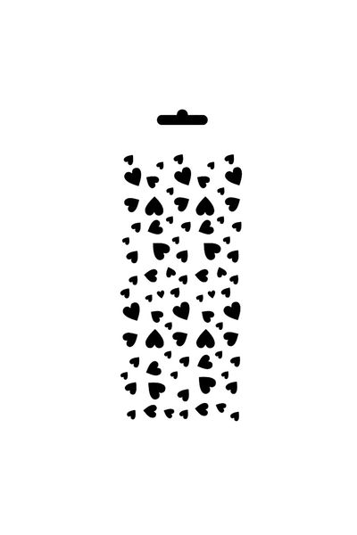 grimavihobisanat Stencil Template 10*25cm Mu49