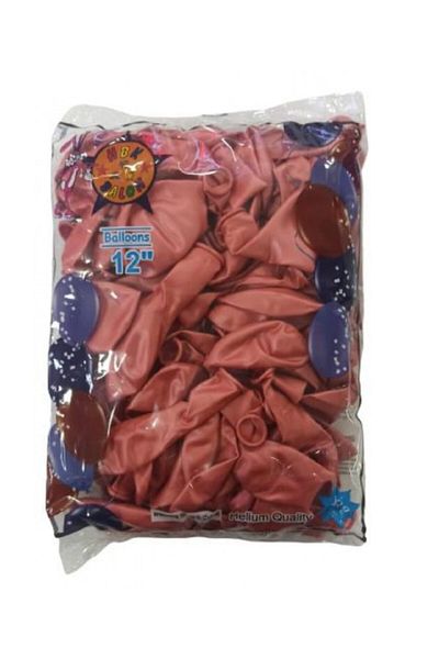 HBK Rose Gold Metallic Balloon 100 Pieces