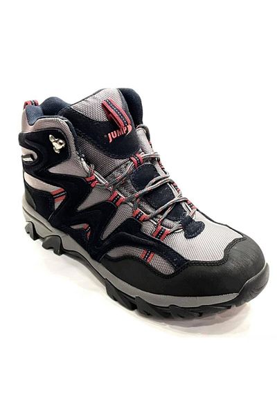 Jump 3112 Model Waterproof Trekking Boots - Dk Grey Black, Outdoor, Εγγυημένο τέλος της σειράς