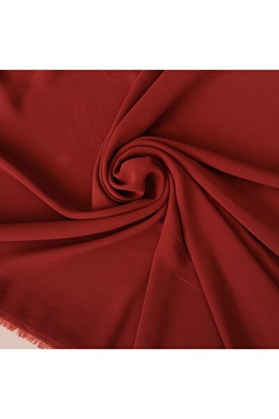 Hanedan Kumaş Ipek Krep Şifon Multişifon Kumaş Kiremit Renk