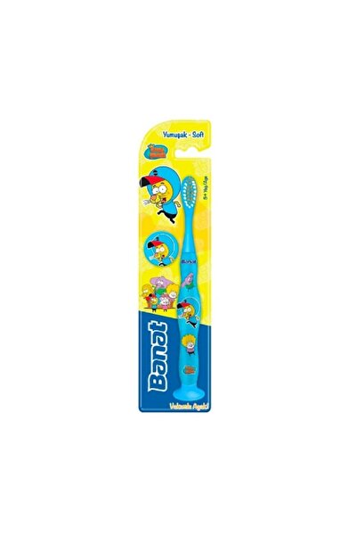 Banat Kral Şakir Toothbrush Age 5+ Soft (Soft) Vacuum Foot