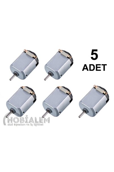 Hobialem 5 Adet, Deney Motoru, Dc Motor, Mini Motor, Elektrik Motoru