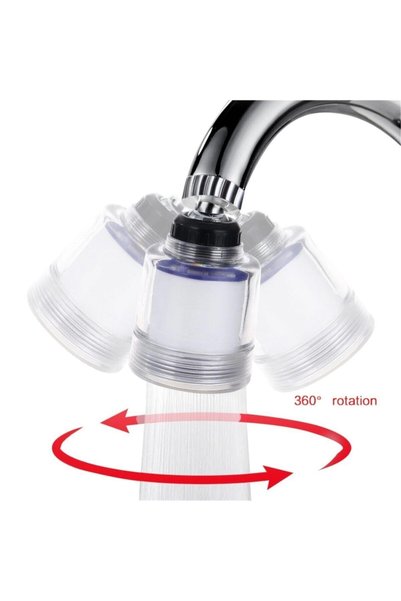 ARMİLLA ARMATÜR Armilla 2 + 1 Water Saving Sprinkler Faucet Head with Anti-Lime and Dust Cotton Filter